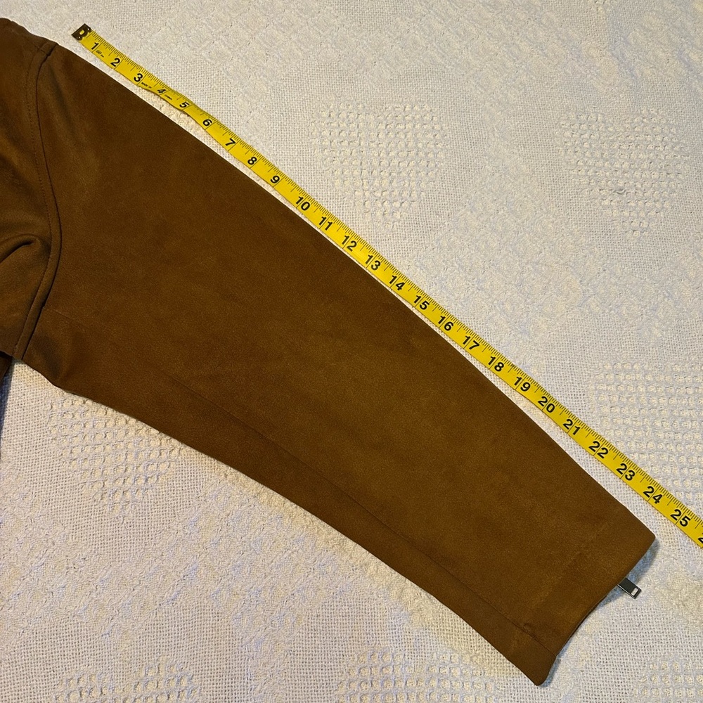 Women's Soft Suede-like Jacket - Picture 5 of 8